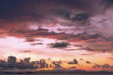 A video of an image of the sky and clouds being too big